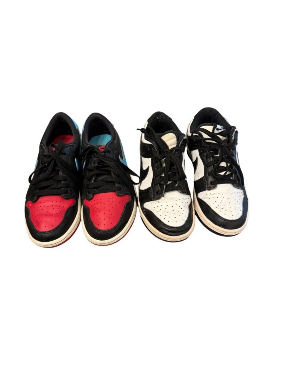 Nike women's pandas and Jordan low set of 2- size 7.5